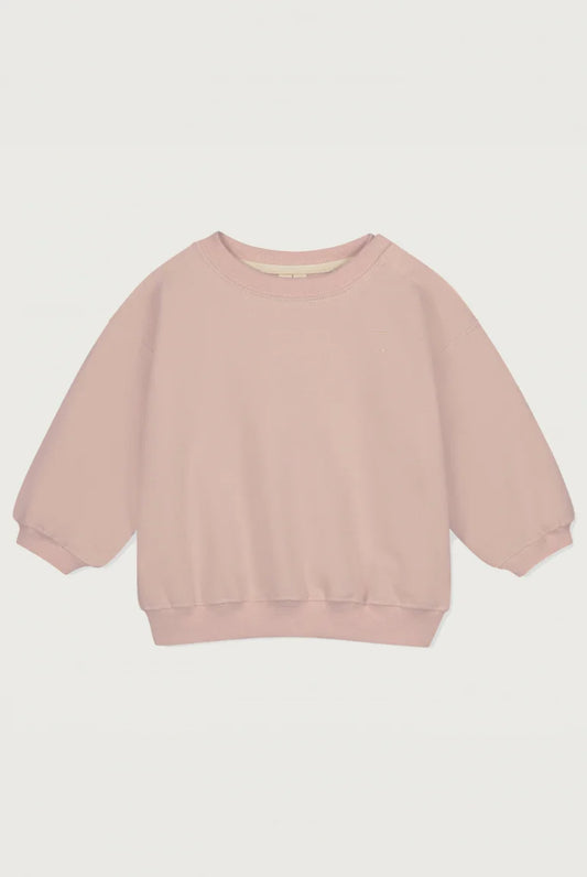 Gray Label Sweater - Baby Dropped Shoulder in Faded Pink 100 % Biobaumwolle