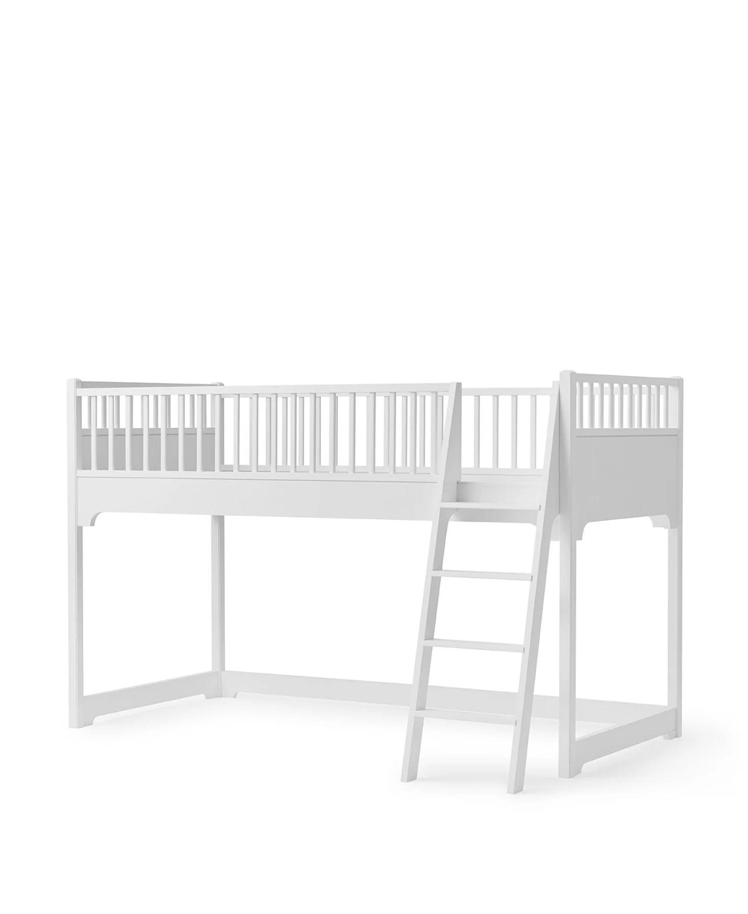 Oliver Furniture - Classic Seaside halbhohes Bett in weiss