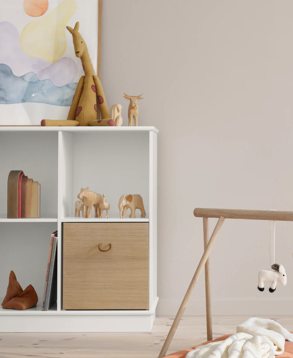 Oliver Furniture - Wood Regal mit Sockel 5 x2