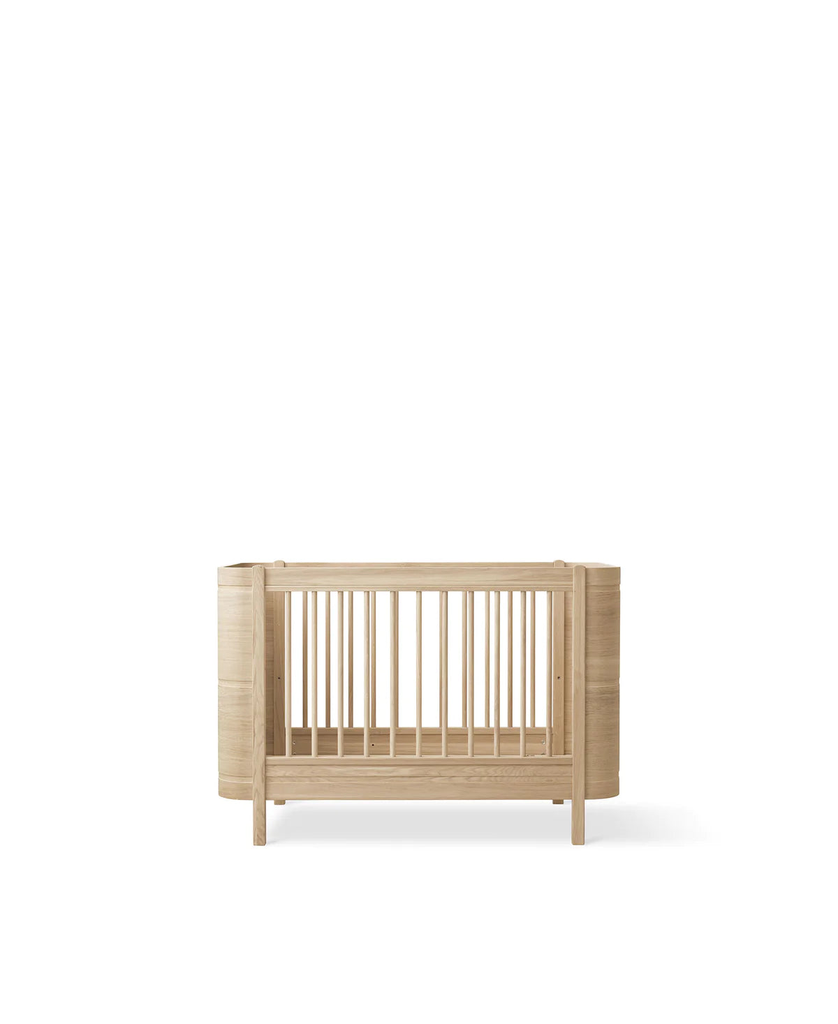 Oliver Furniture- Mini Wood + Babybett inkl. Umbauset Juniorbett in eiche