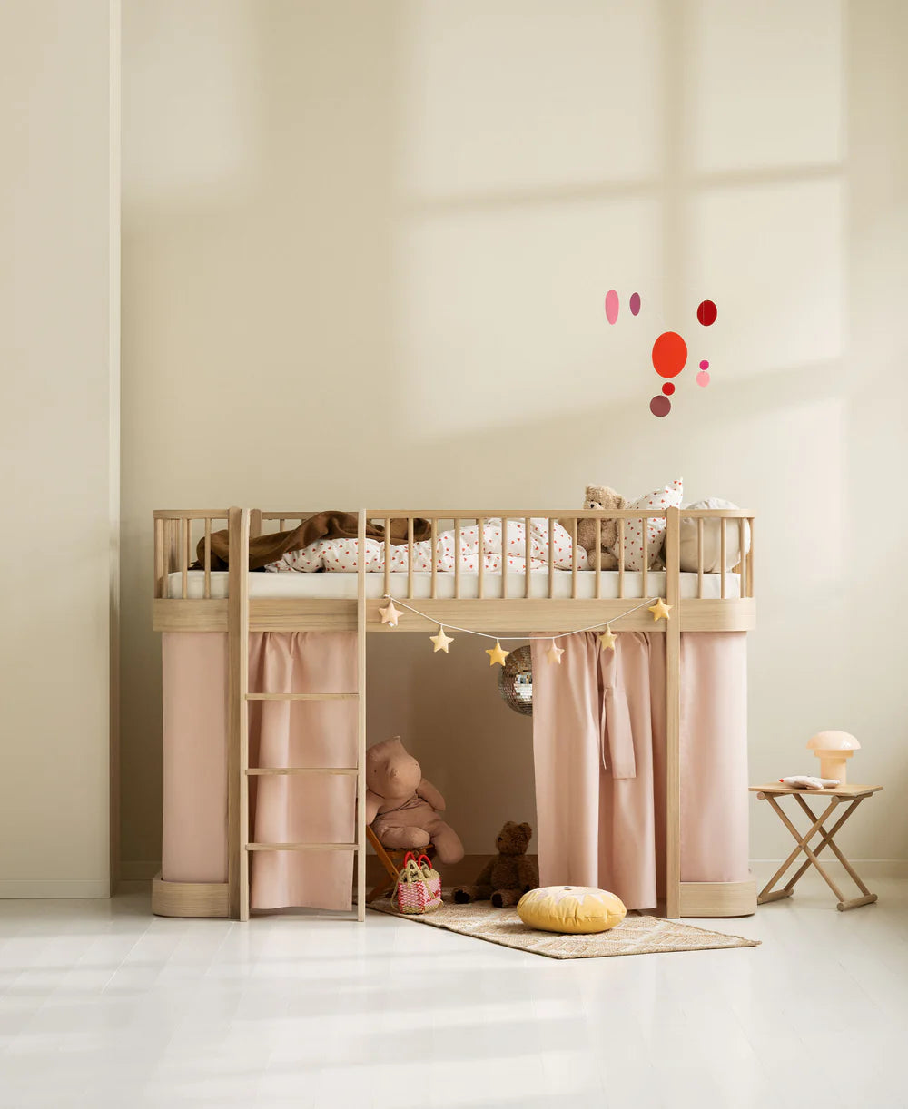 Oliver Furniture - Wood Original Halbhohes Bett in Eiche 90 x200