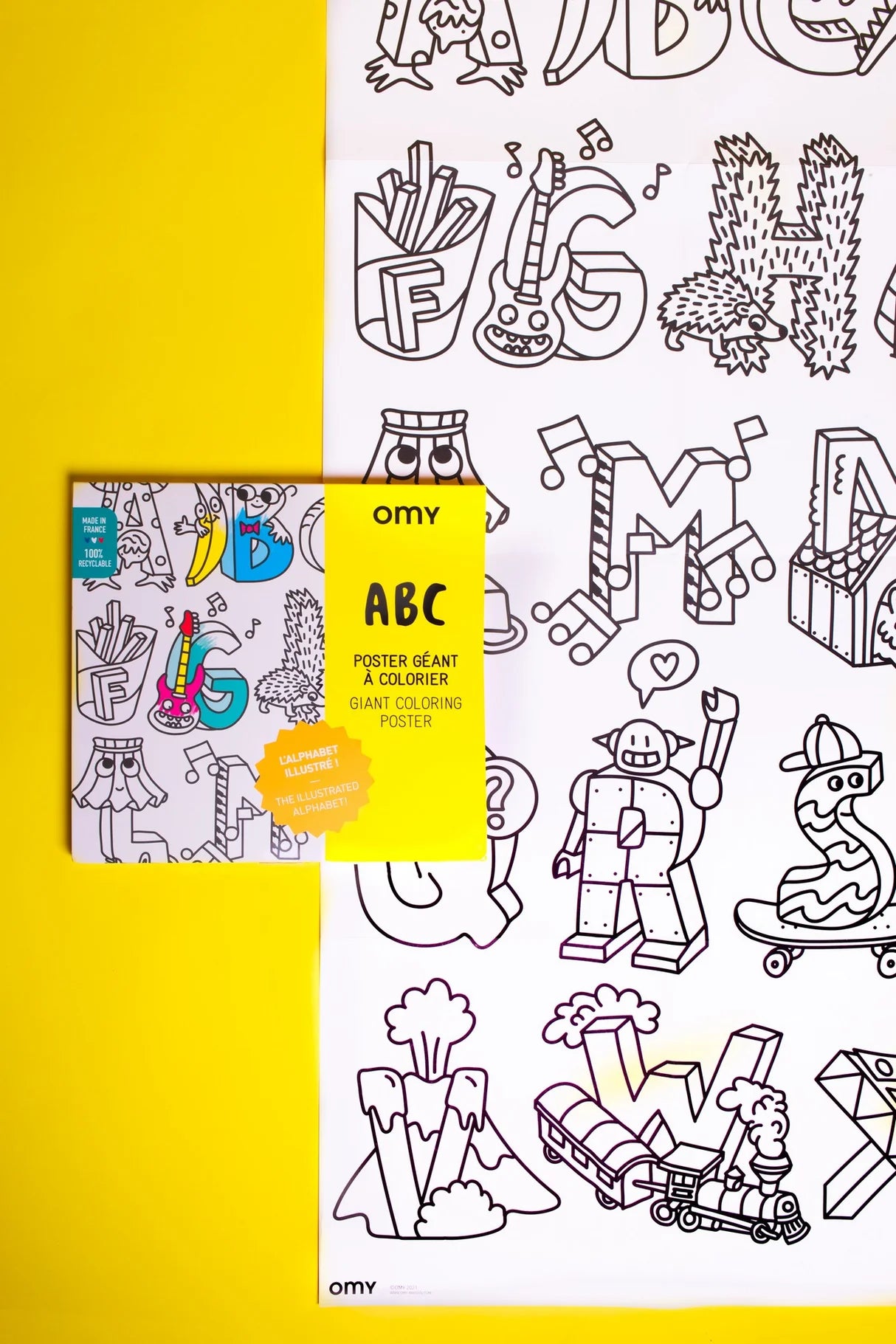 OMY - Giant XXL ABC Poster