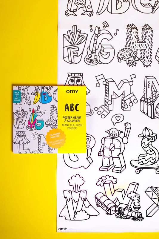 OMY - Giant XXL ABC Poster