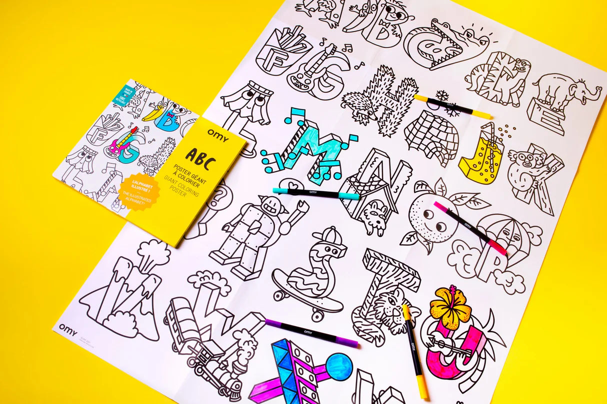 OMY - Giant XXL ABC Poster
