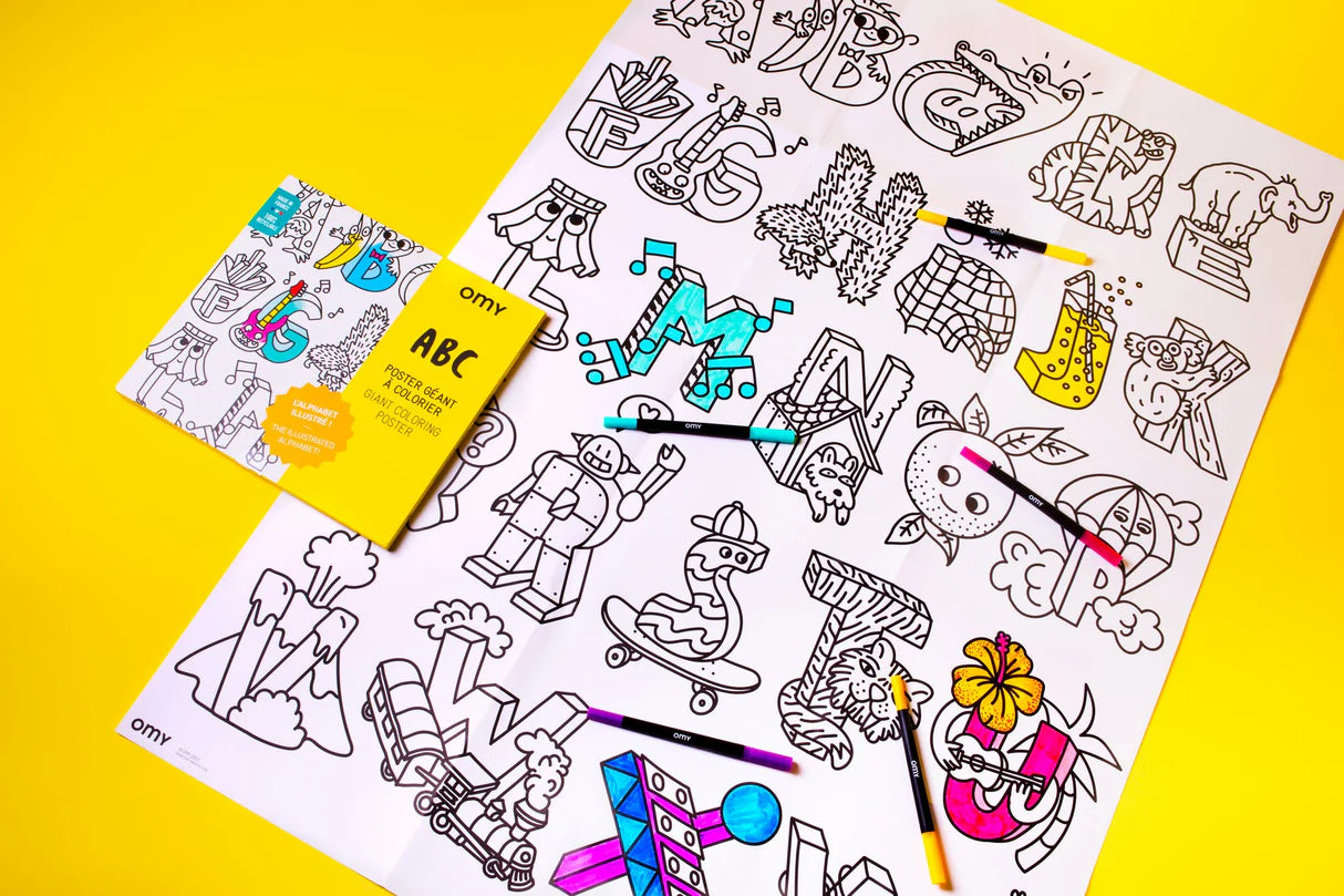 OMY - Giant XXL ABC Poster