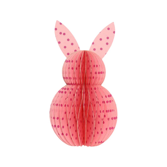 von Rike - Osterhase stehend in 20 cm in Rosa gepunktet