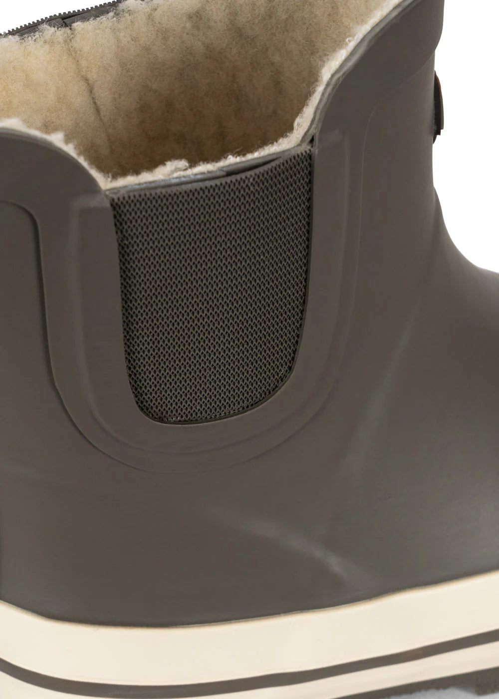 Konges -Rai gefütterte Gummistiefel  in Grün mit Zitrone