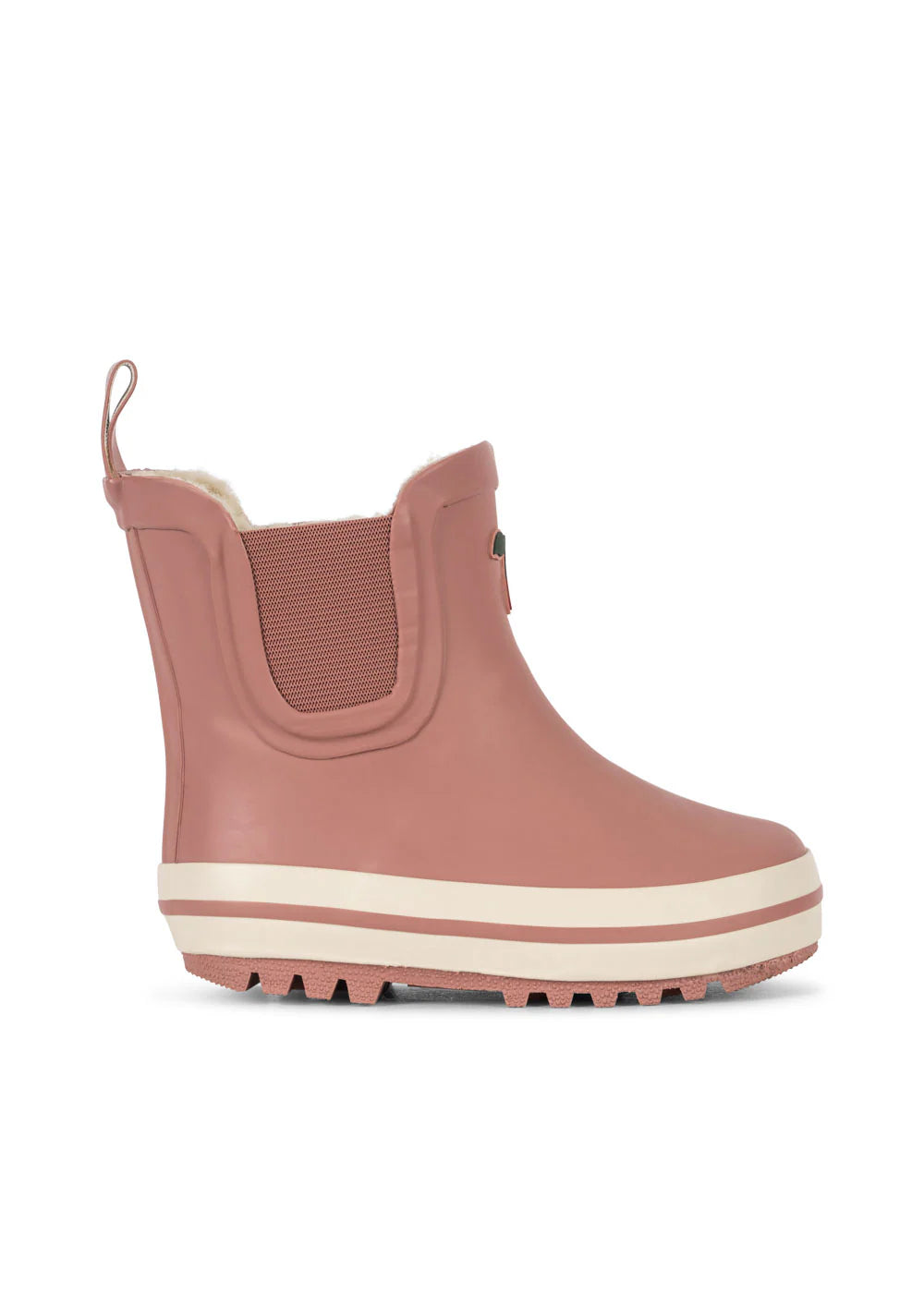 Konges -Rai gefütterte Gummistiefel  in Rosa mit Kirsche