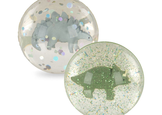 Konges - Glitzer Flummis Dino 2er Set