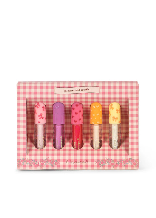 Konges Sløjd - Glitzer Lippgloss  5er Set