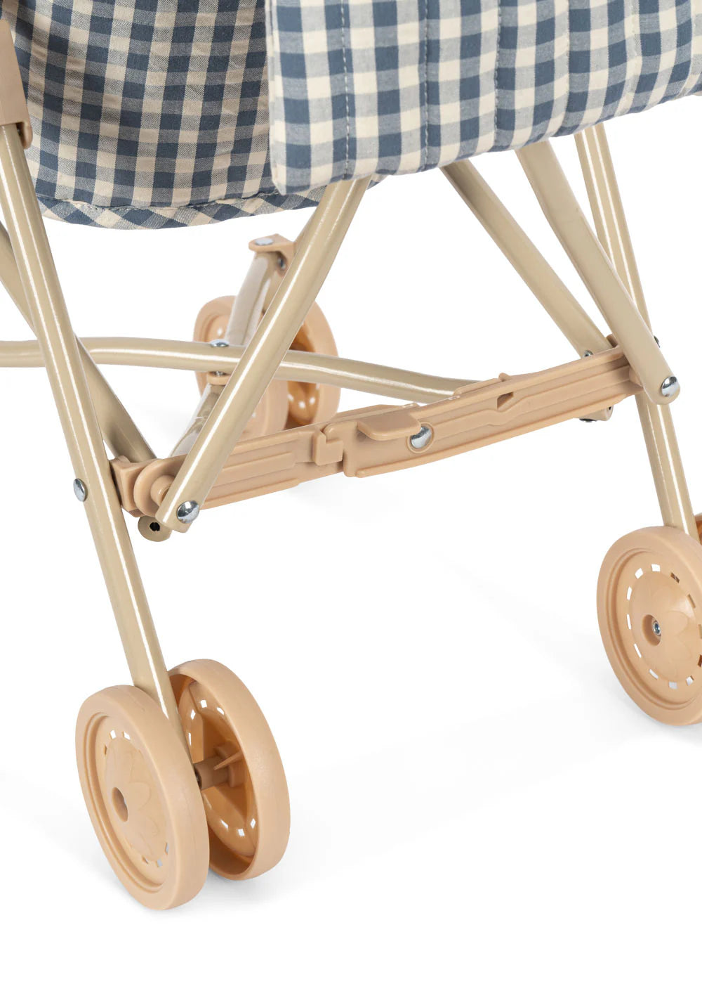 Konges Sløjd - Puppenbuggy in blau weiss kariert  NEW IN