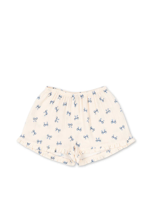 Konges Sløjd - Coco Shorts aus 100 % Musselin mit Schleifen