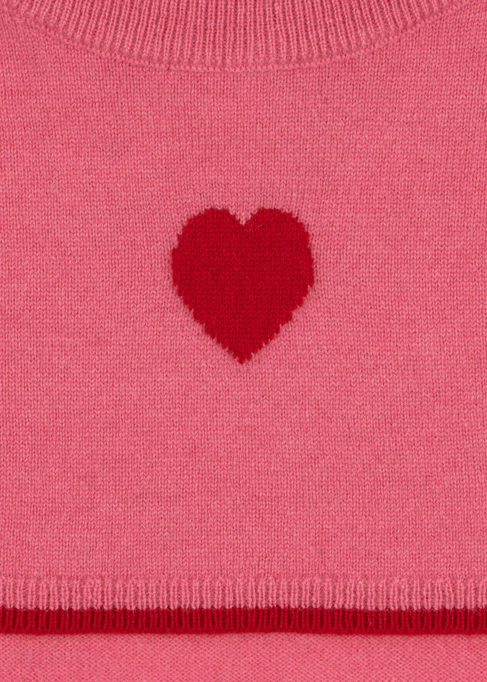 Konges Sløjd - Collette Nackenwärmer in Pink mit Herz