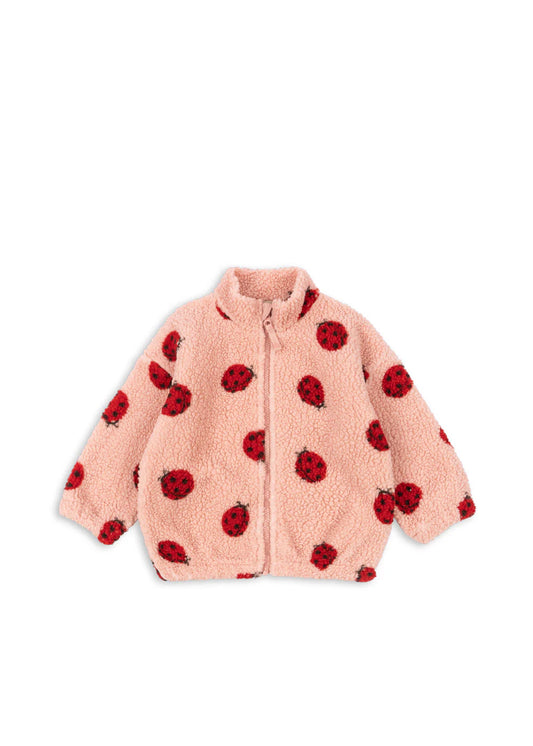 Konges Sløjd - Jody Teddyjacke rosa mit Marinenkäfer  NEW IN