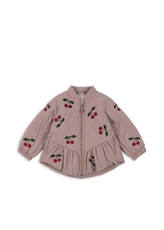 Konges Sløjd - Juna Bomer Jacket in Rosa mit Kirschen