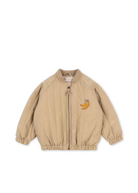 Konges Sløjd- Juno Bomebrjacke in Beige mit Banane Split