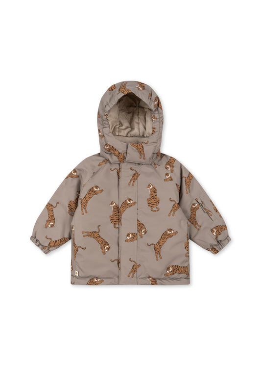 Konges Sløjd - Mismou Winterjacke in Beige mir Tigern