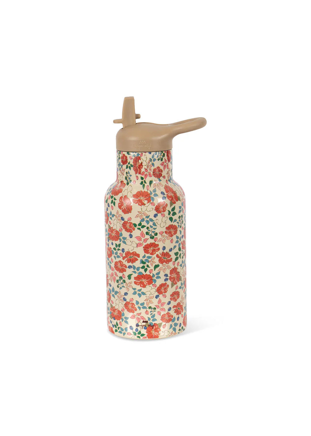 Konges Sløjd- Thermoflasche mit bunten Blumen