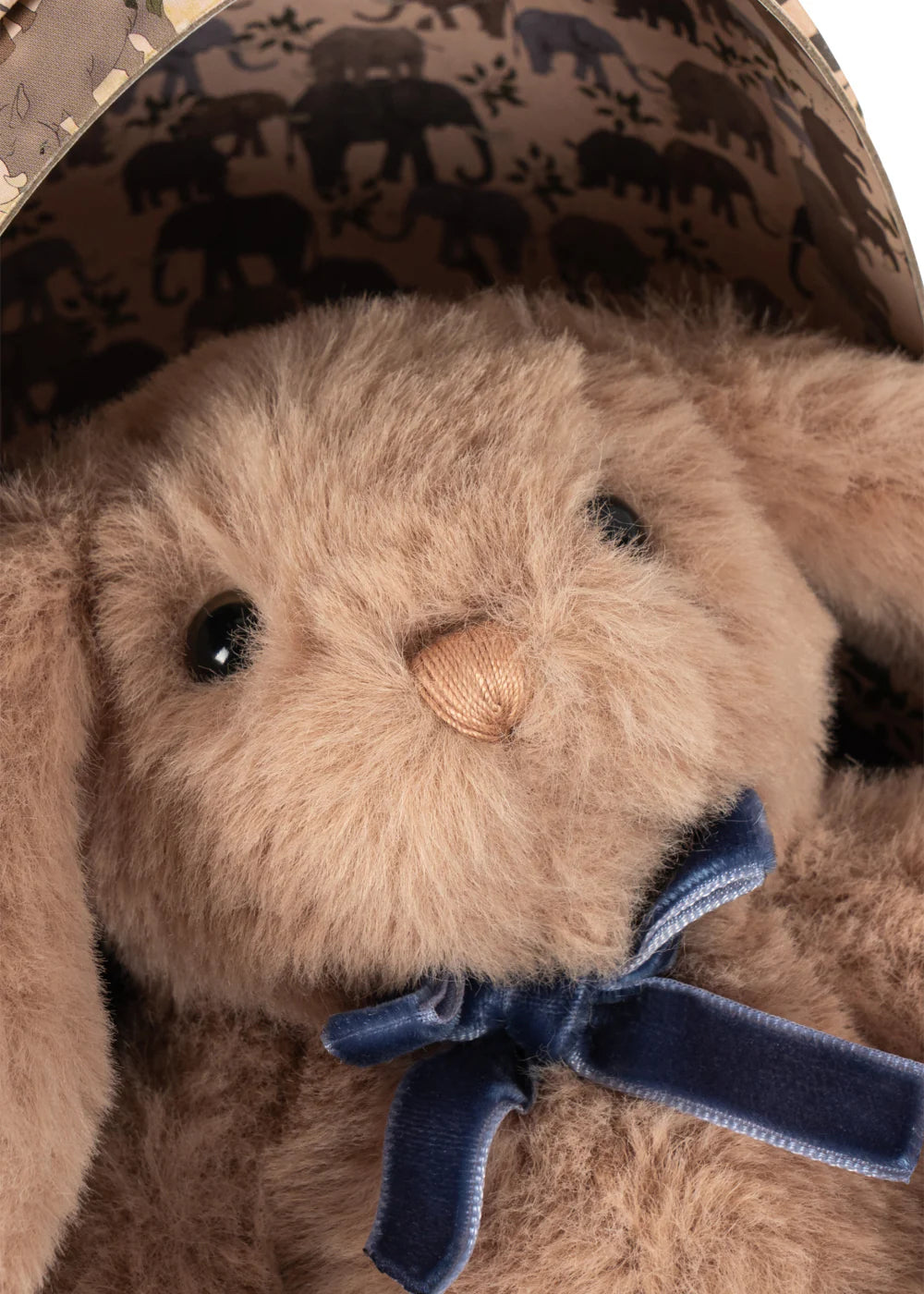 Konges Slojd - Osterei mit Kschel Bunny  in Braun & Schleife