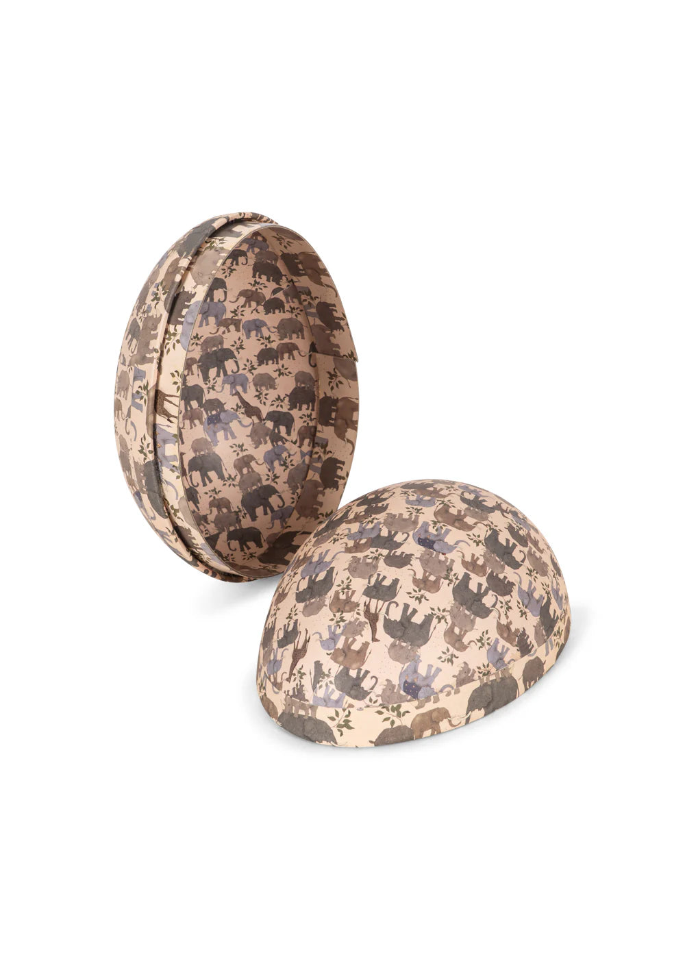 Konges Slojd - Osterei mit Kschel Bunny  in Braun & Schleife