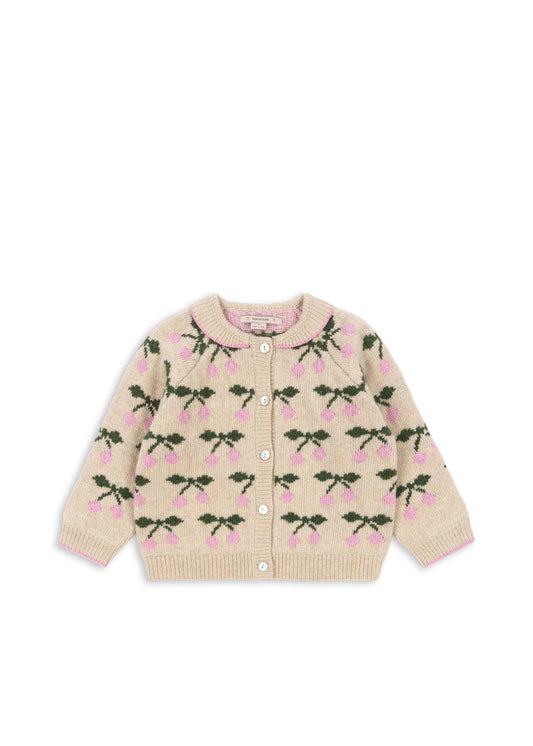 Konges Sløjd - Belou Strickjacke mit Kirschen