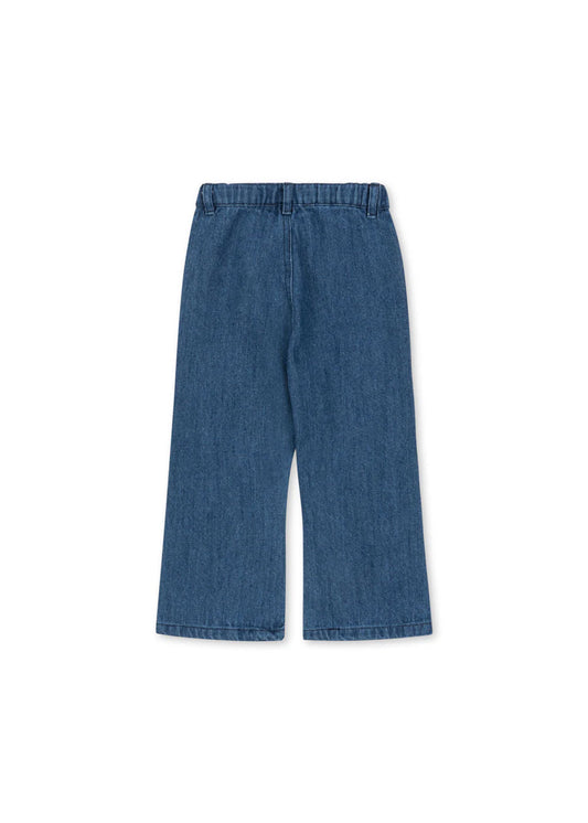 Konges Sløjd -Jeans Elba mit Stickerei Kirsche