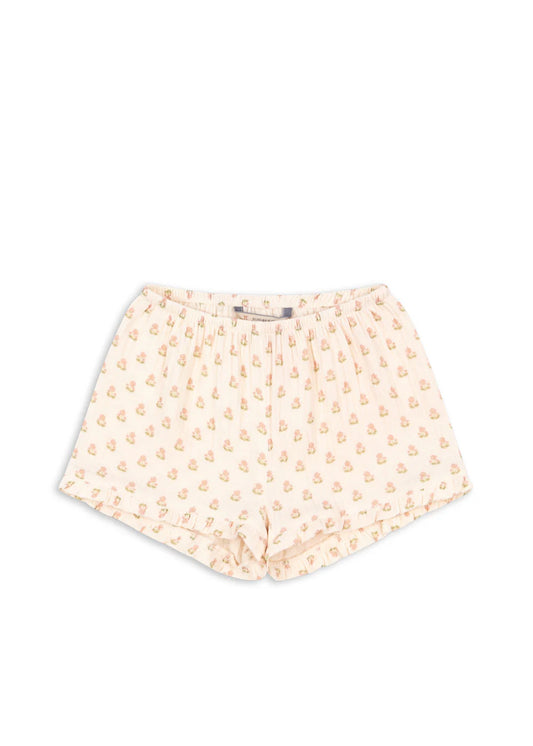 Konges Sløjd - Coco Shorts in Beige mit Blumen