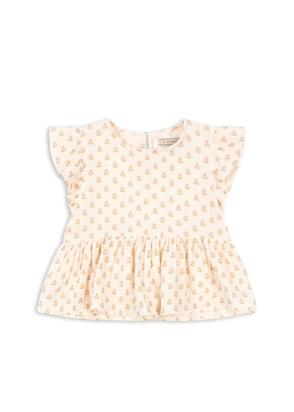 Konges Slojd - Coco Bluse Oberteil in Beige mit Blumen
