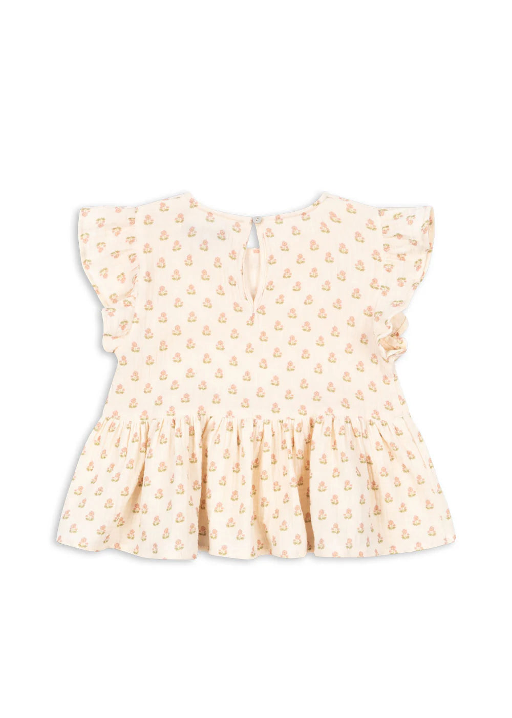 Konges Slojd - Coco Bluse Oberteil in Beige mit Blumen