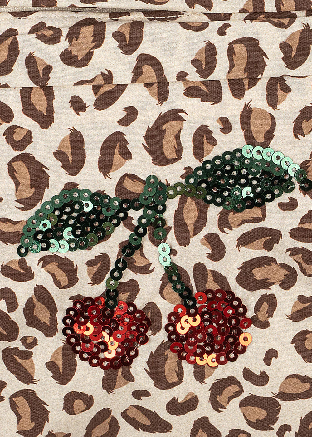 Konges - Juno Bauchtasche  in Leo mit Glitzerkirsche PRE ORDER