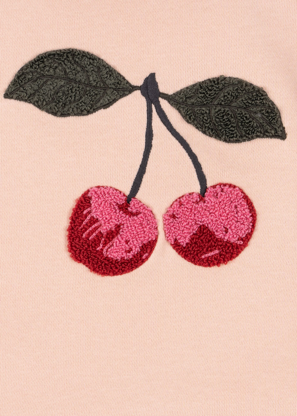 Konges - Lou Kleid aus 100 % Biobaumwolle in Rosa mit Kirsche