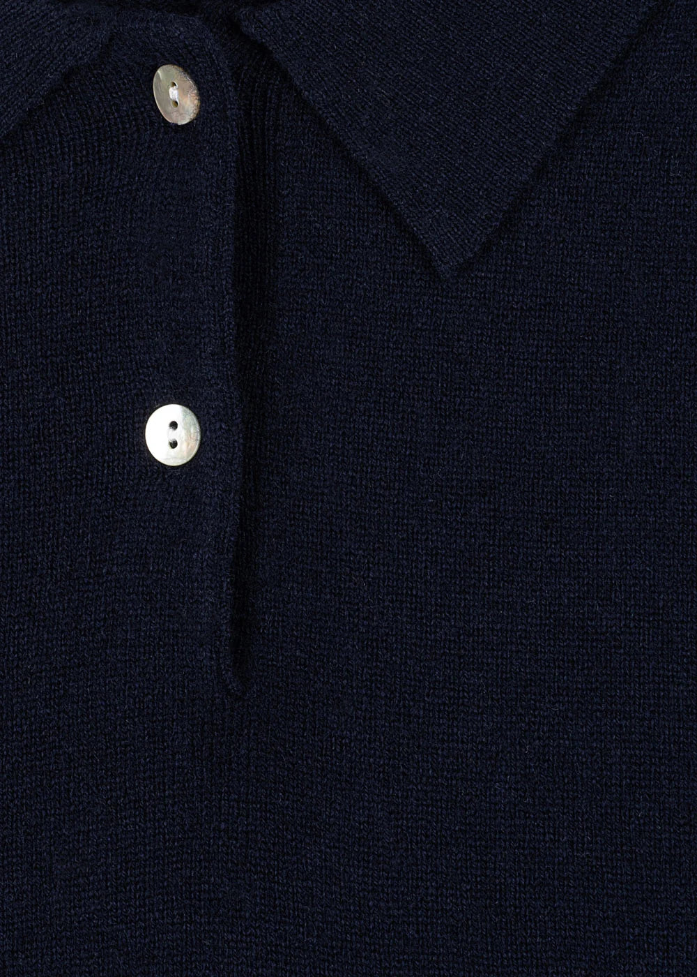 Konges Slojd - Basi Polo MOM Strickpullover in Dunkelblau