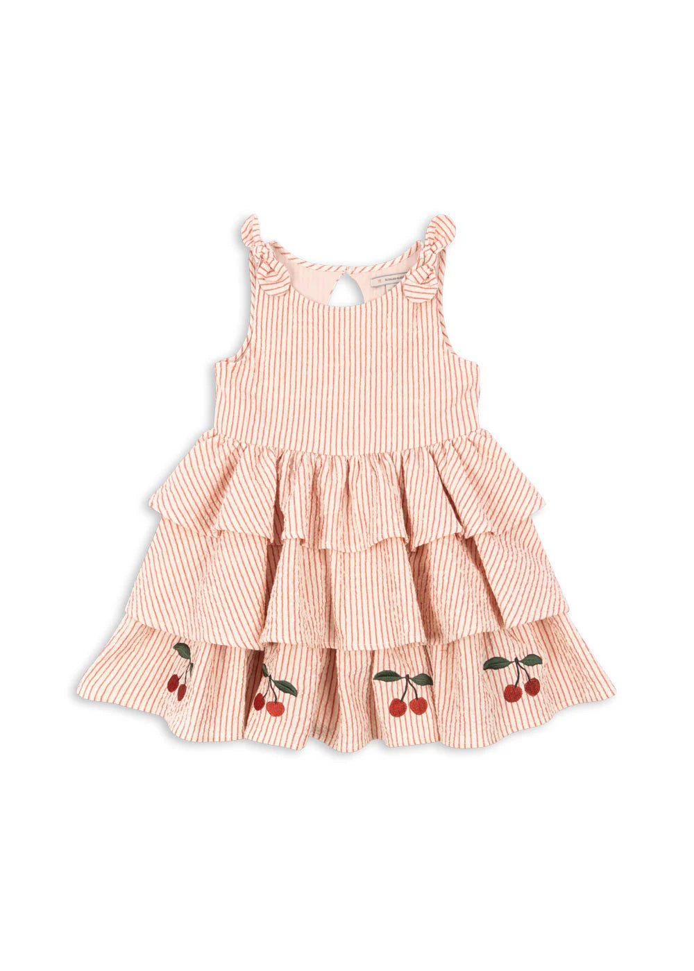 Konges Slojd - Ellie Kinder Kleid gestreift mit Kirsche