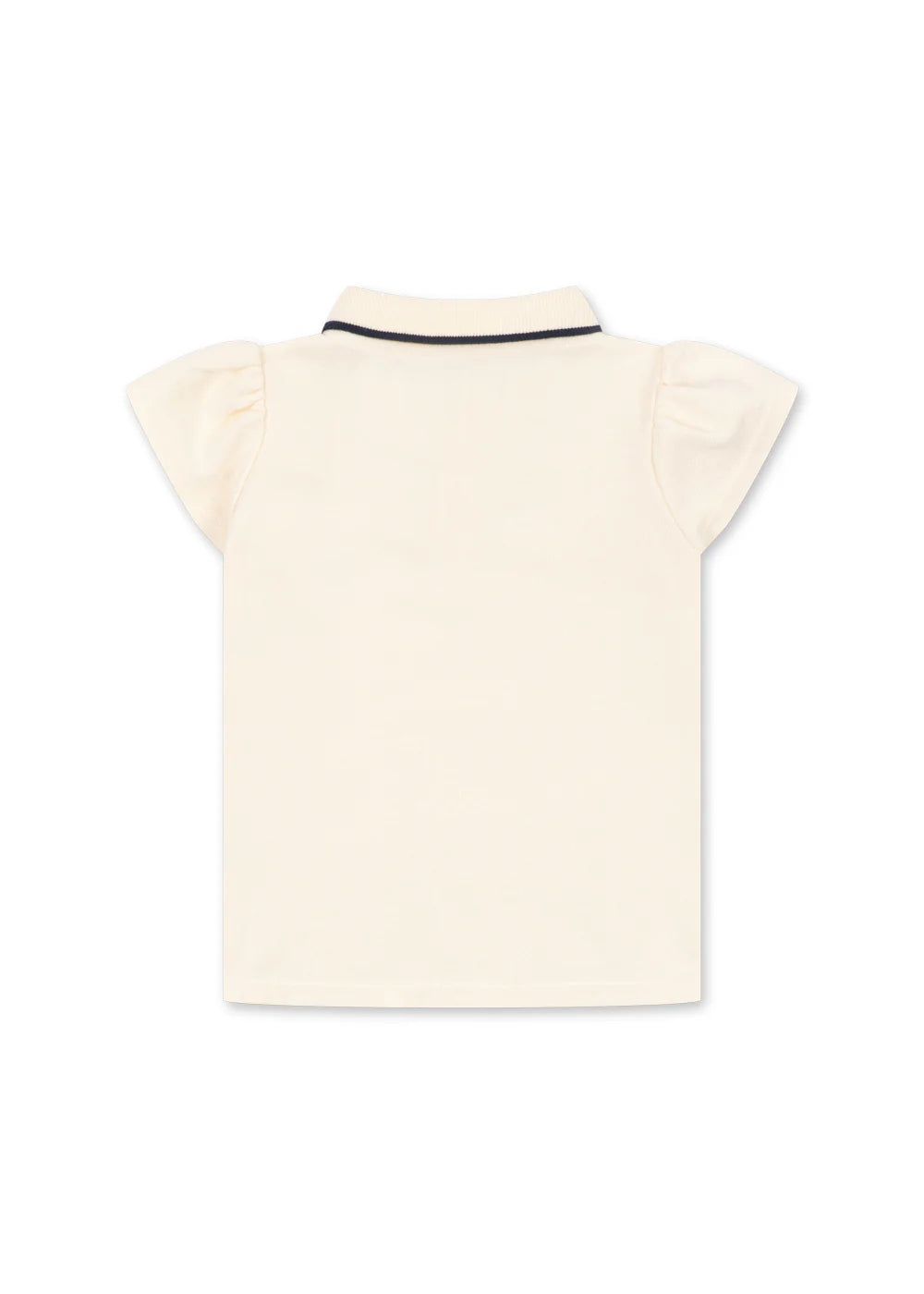 Konges Slojd - Florita Polo cremeweiss mit Kirsche aus 100 % Biobauimeolle