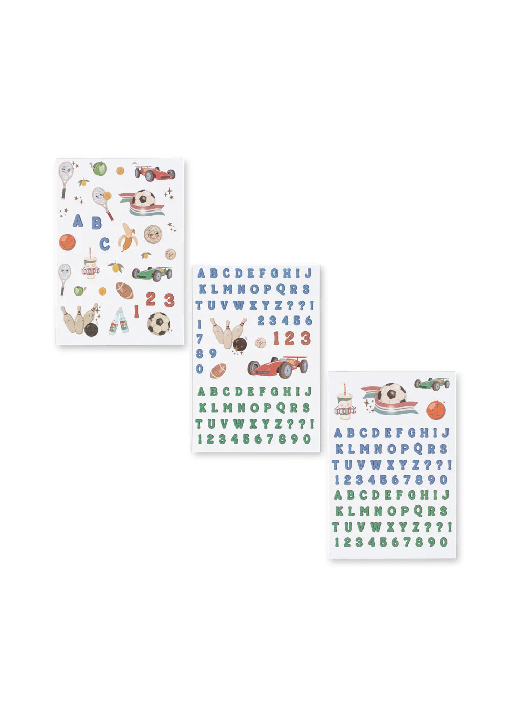 Konges Slojd - ABC Sticker Back to School Aufkleber  200 Stück für Jungs