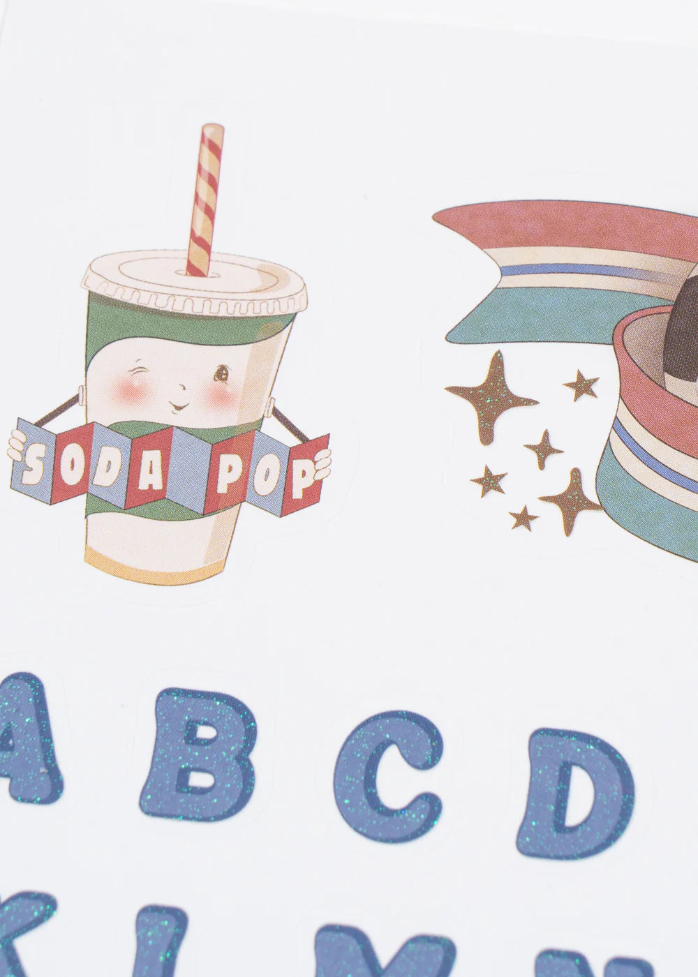 Konges Slojd - ABC Sticker Back to School Aufkleber  200 Stück für Jungs