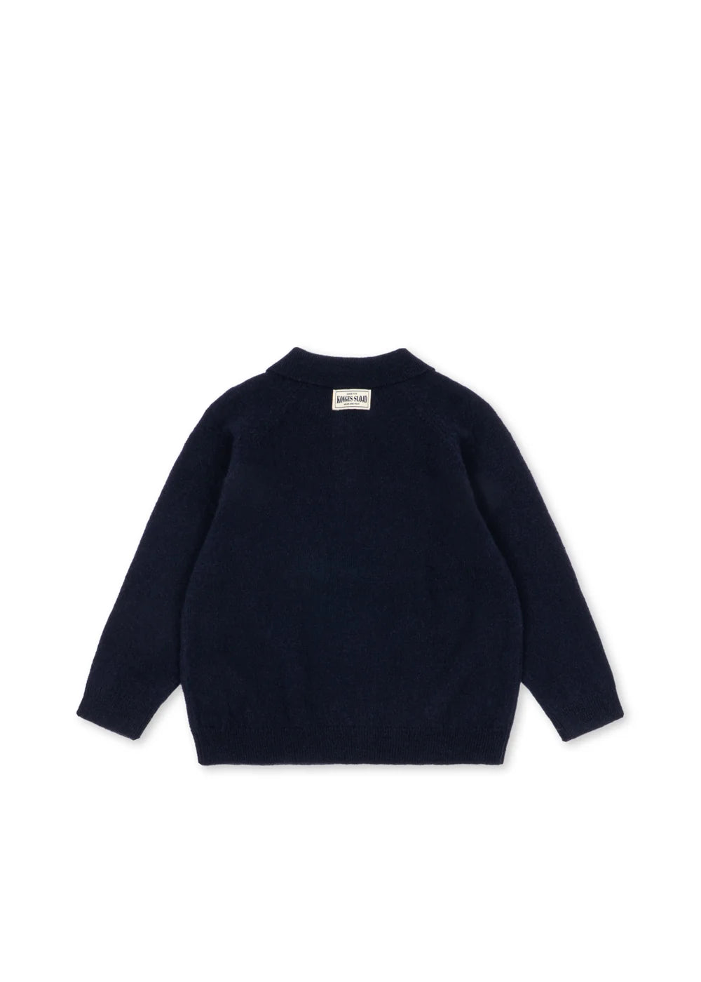 Konges Slojd - Basi Kinder Polo Pullover aus 100 % Wolle in Dunkelblau