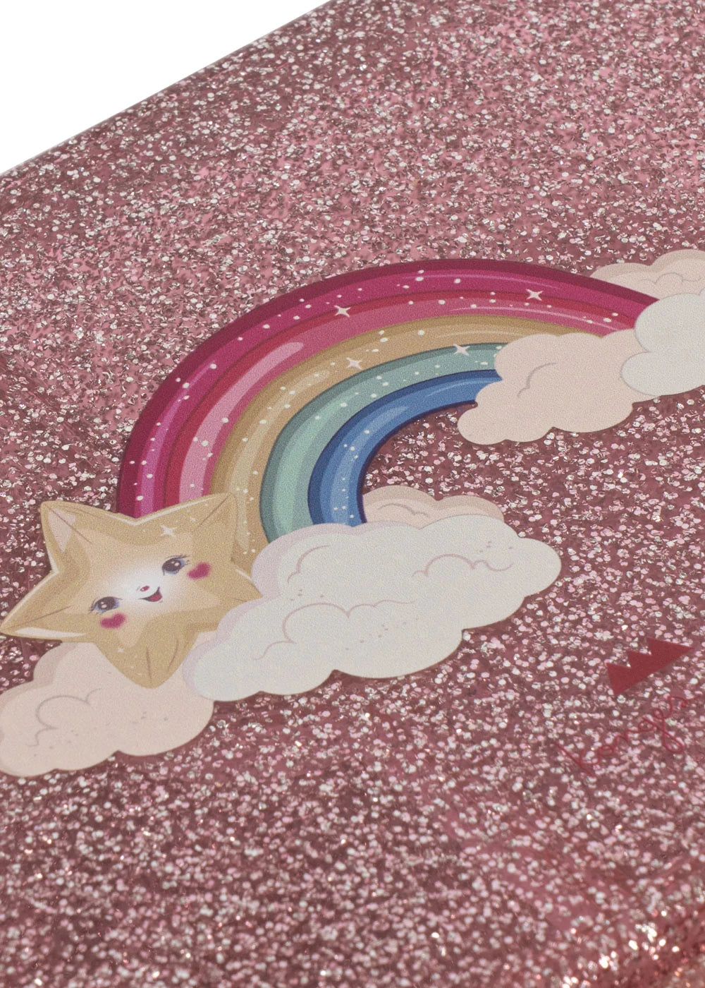 Konges Slojd - Kinder Bento Lunchbox Glitzer in Rosa Rainbow