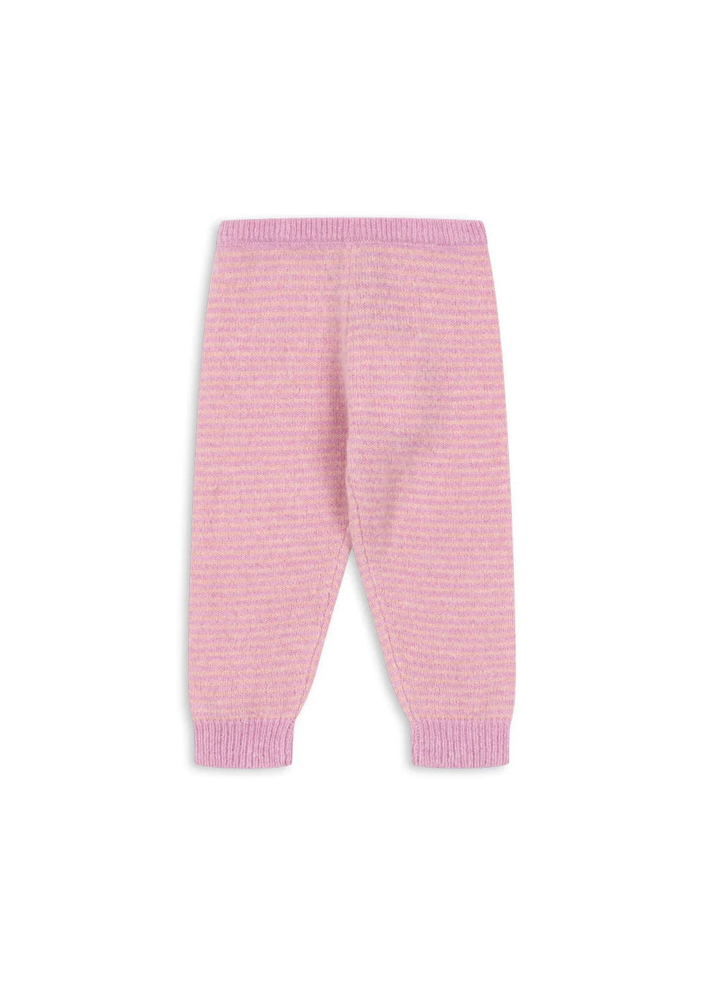 Konges Slojd - Berle Kinder Strickhose in gestreift in Rosa / Flieder