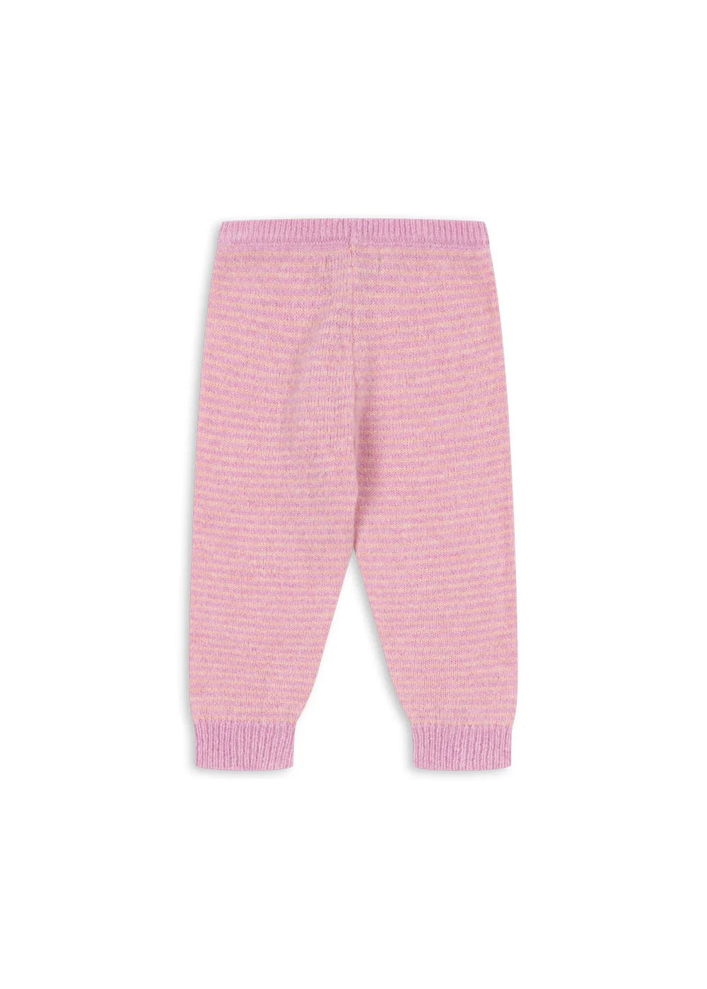 Konges Slojd - Berle Kinder Strickhose in gestreift in Rosa / Flieder
