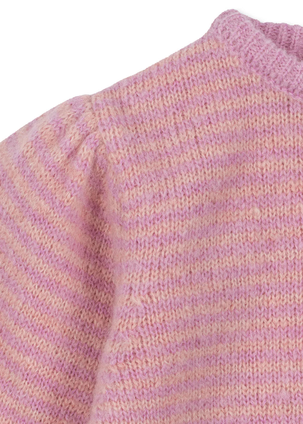 Konges Slojd - Berle Kinder Strick Pullover in Rosa / Flieder aus Wolle