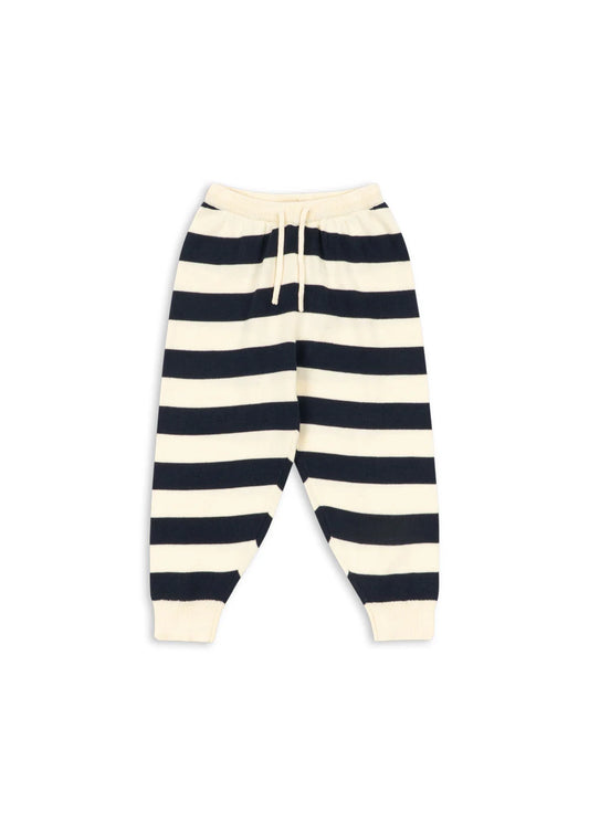 Konges Slojs - Manis Kinder Strickhose gestreift in blau