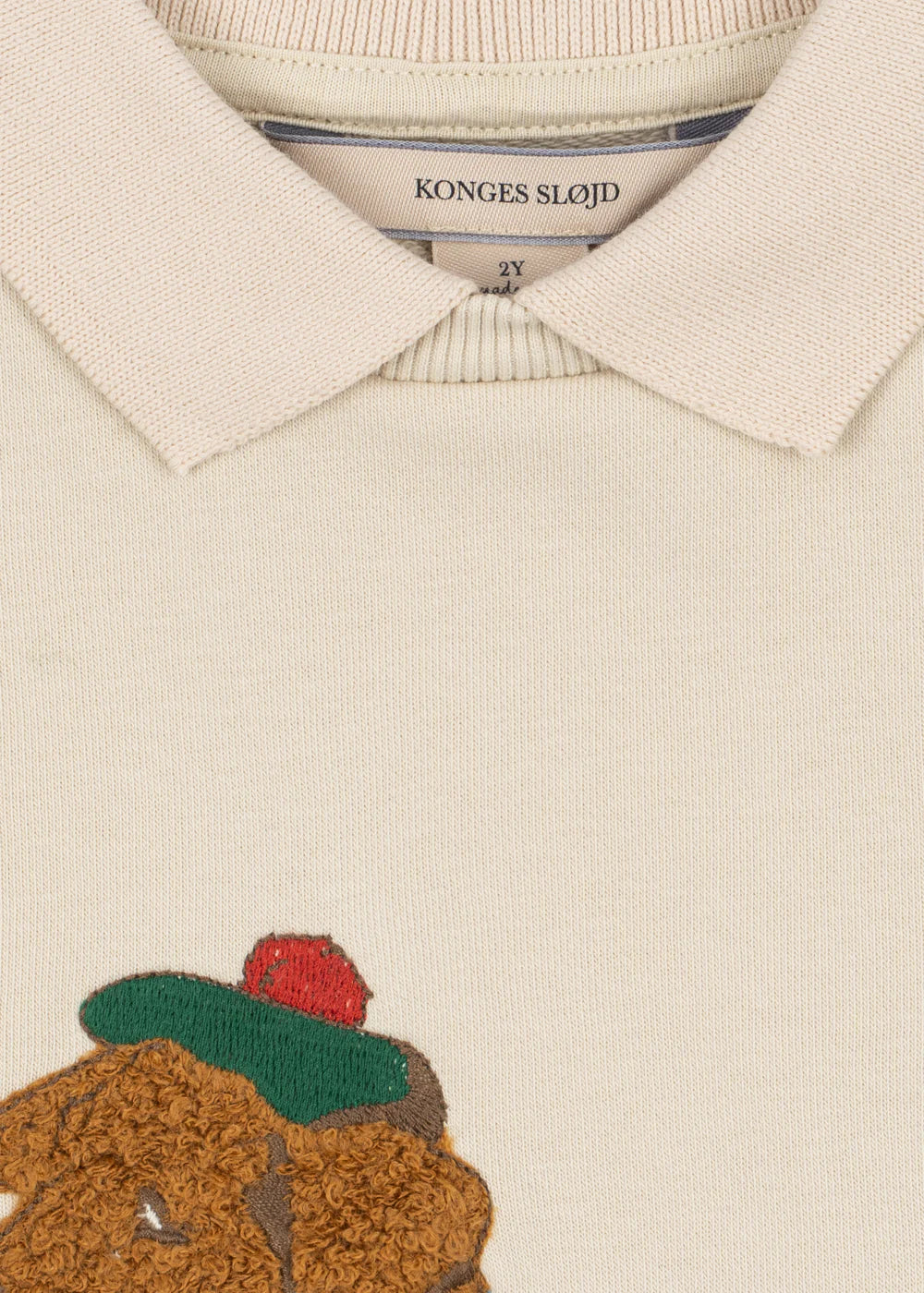 Konges Slojd -  Kinder Sweatshirt Amio mit Print Dackel in Beige