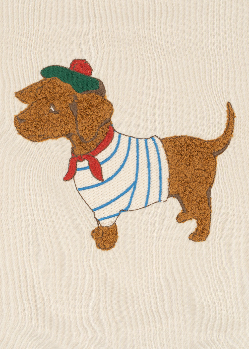 Konges Slojd -  Kinder Sweatshirt Amio mit Print Dackel in Beige