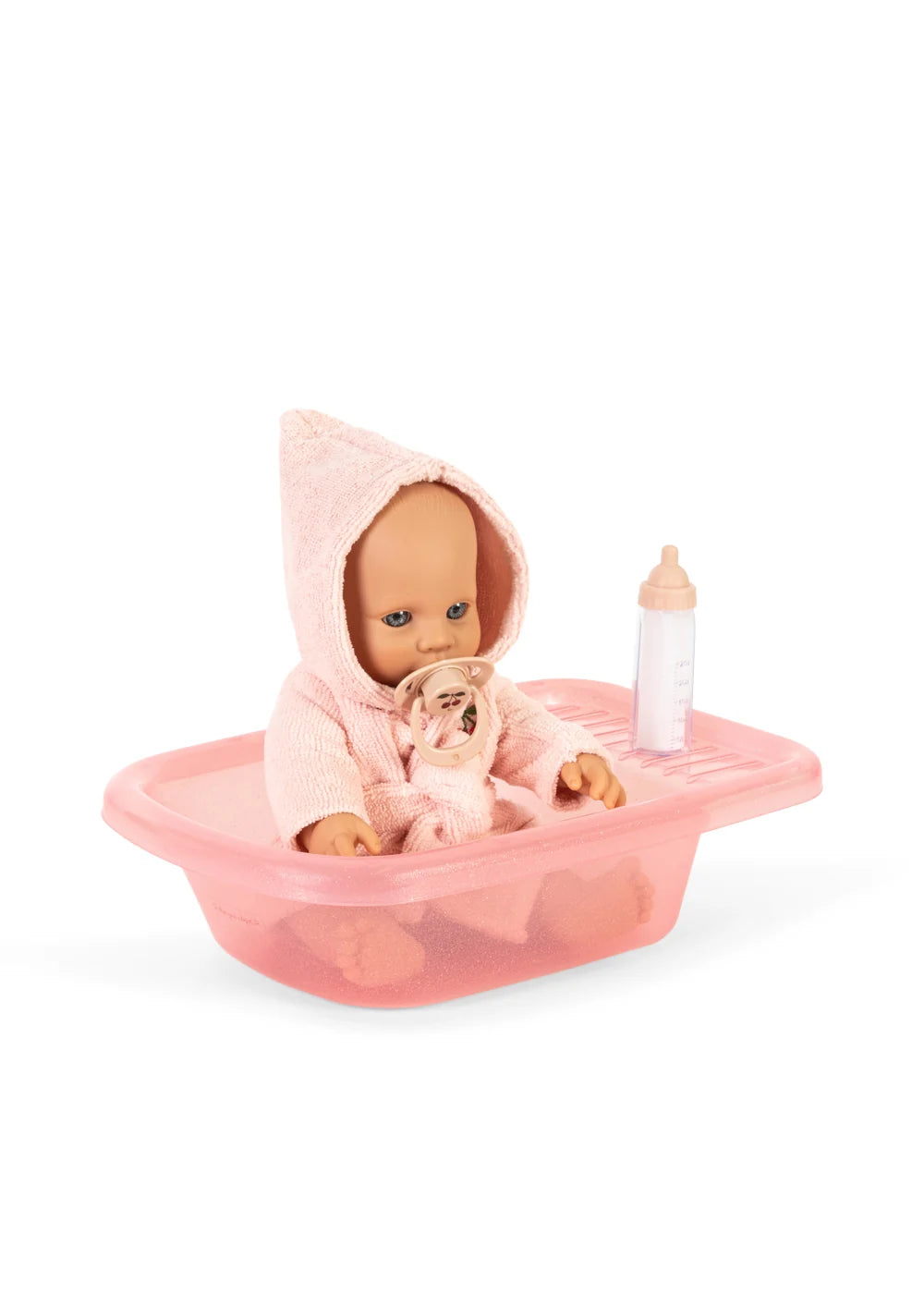 Konges Slojd - Isola  Babypuppe inkl Badewann und Zubehör Glitzer