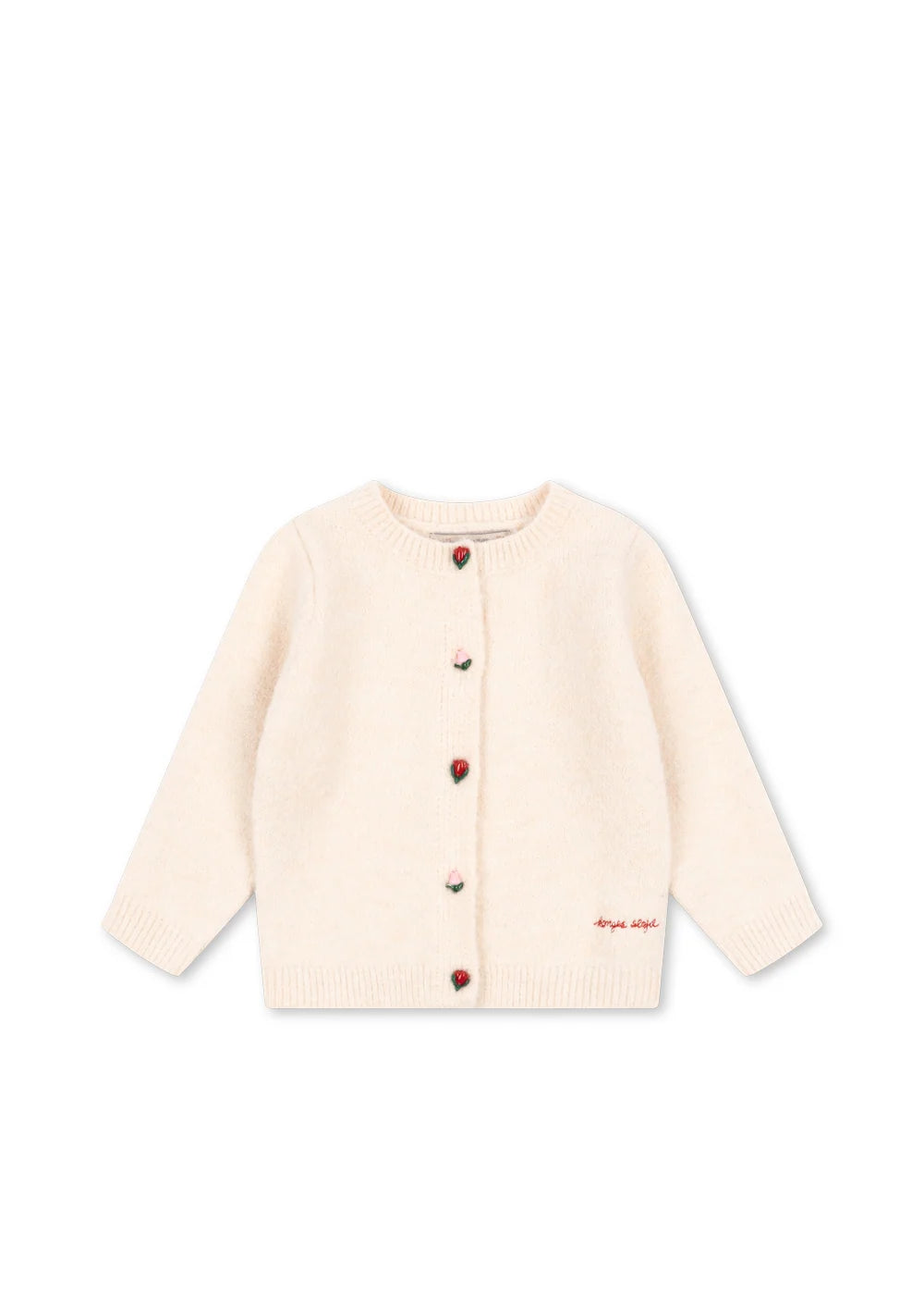 Konges Slojd - Fleuri Kinder Strickjacke in Cream