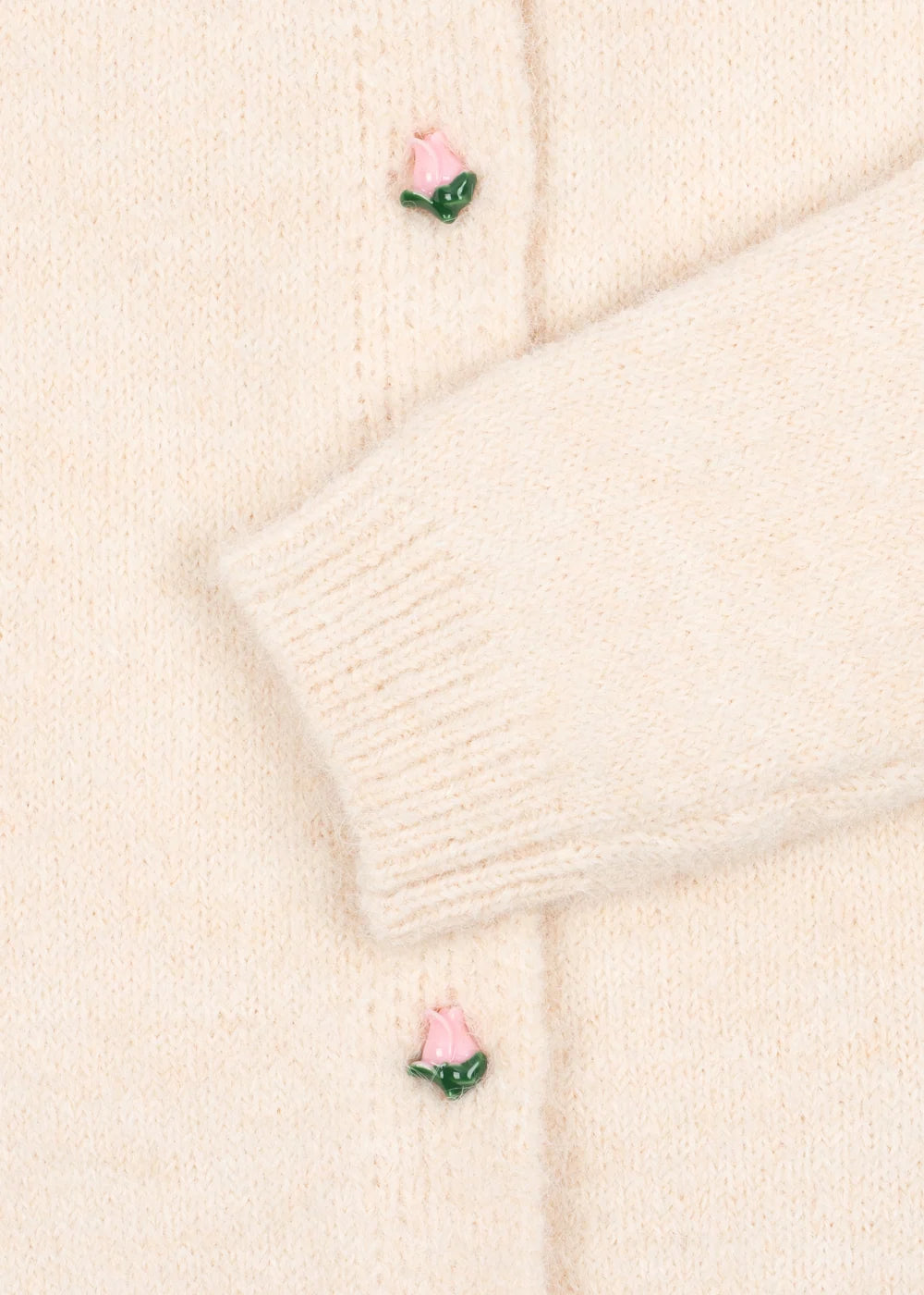 Konges Slojd - Fleuri Kinder Strickjacke in Cream