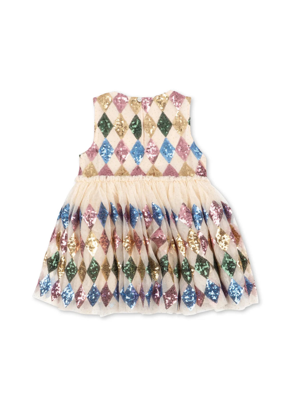Konges Slojd - Yvonne Harlekin Kleid mit Glitzer