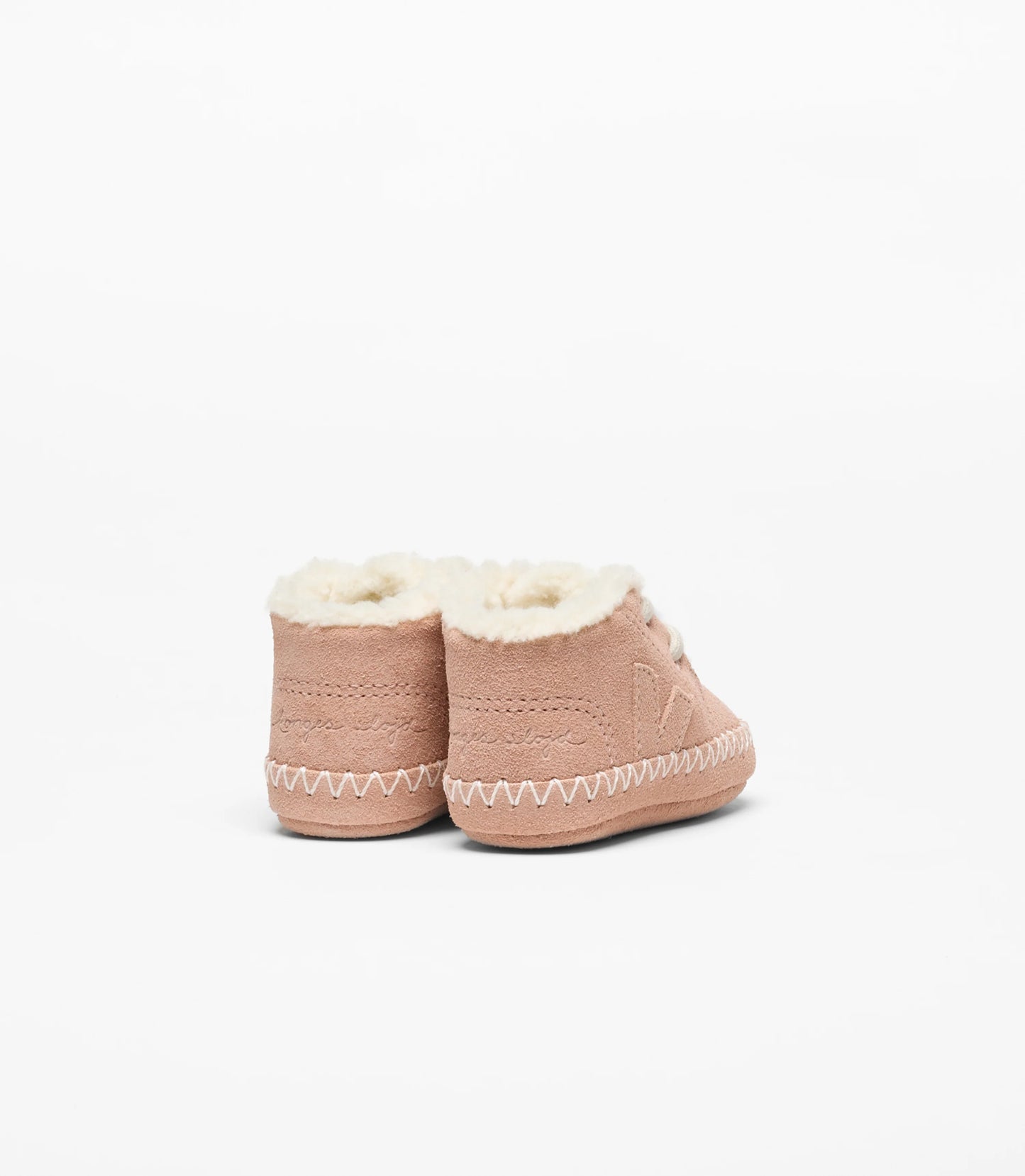 Konges Slojd - Veja x Konges Babyschuh in Rosa mit Kirschen