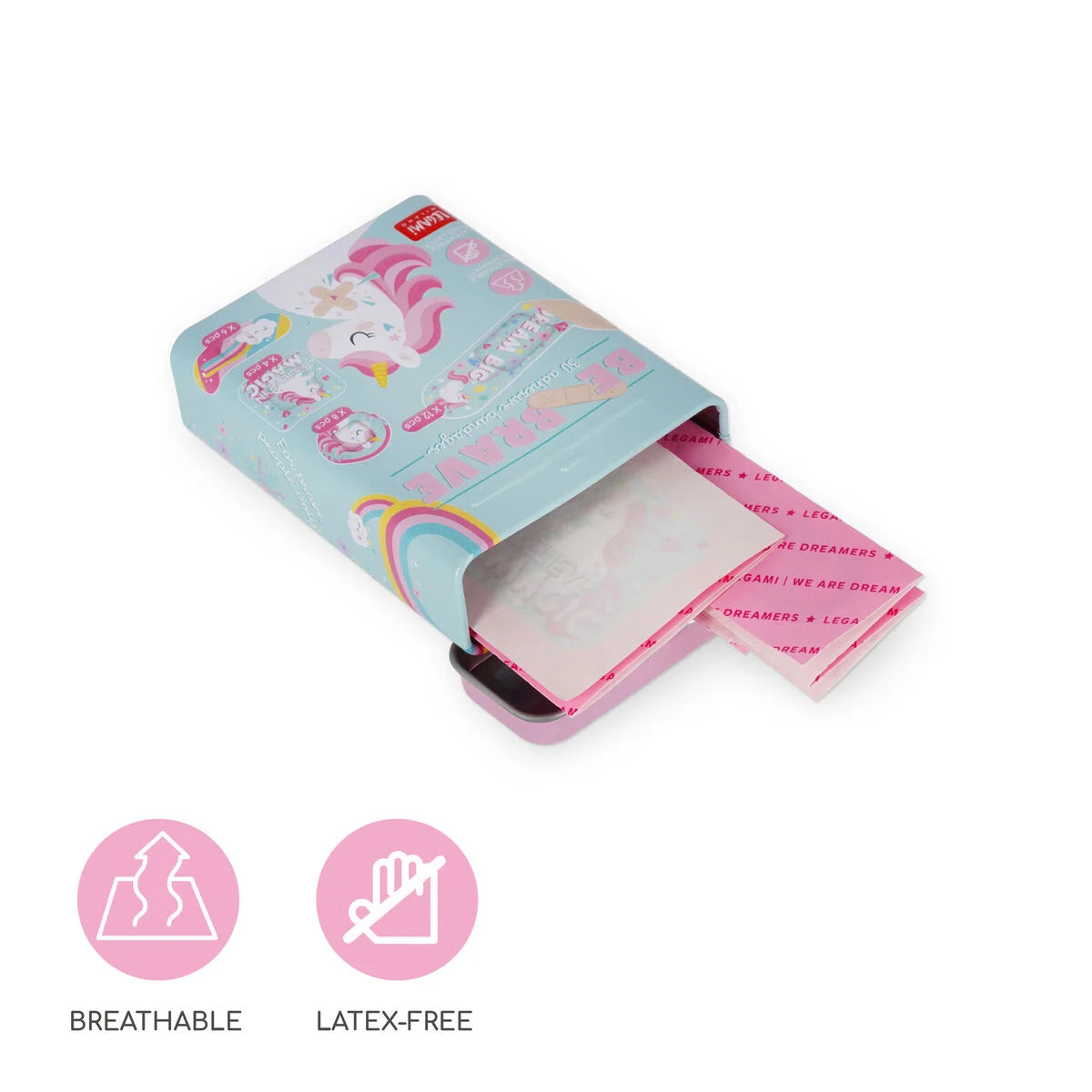 Legami - Pflaster Box Einhorn Metalldose